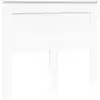 Image de Vidaxl tête de lit avec tête de lit blanc 120 cm bois d'ingénierie