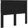 Image de Vidaxl tête de lit chêne noir 120 cm bois d'ingénierie