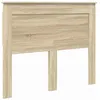 Image de Tête de lit moderne - vidaXL - Chêne Sonoma - Bois dingénierie - 123x7x100 cm - 1067 kg - Lignes épurées