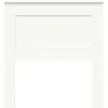 Image de Tête de lit moderne - vidaXL - Blanc - Bois dingénierie - 83x7x100 cm - 69 kg - Lignes épurées - Facile à nettoyer