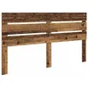 Image de Tête de lit en bois dingénierie - vidaXL - Bois ancien - 160 cm - 163x3x100 cm - Style moderne - Facile à nettoyer