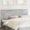 Image de Tête De Lit Gris Béton 100 Cm Bois D’ingénierie Vidaxl