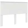 Image de Vidaxl tête de lit blanc brillant 100 cm bois d’ingénierie