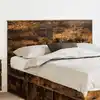 Image de Tête De Lit Chêne Fumé 100 Cm Bois D’ingénierie Vidaxl