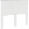 Image de Vidaxl tête de lit blanc brillant 100 cm bois d’ingénierie