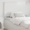 Image de Tête De Lit Blanc Brillant 100 Cm Bois D’ingénierie Vidaxl