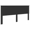 Image de Vidaxl tête de lit chêne noir 200 cm bois d'ingénierie