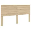 Image de Tête de lit en bois dingénierie - vidaXL - Chêne Sonoma - 183x7x100 cm - 1709 kg - Design contemporain