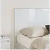 Image de Vidaxl tête de lit blanc brillant 140 cm bois d'ingénierie