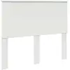 Image de Vidaxl tête de lit avec tête de lit blanc 120 cm bois d'ingénierie