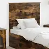 Image de Tête De Lit Avec Tête De Lit Chêne Fumé 80 Cm Bois D'ingénierie Vidaxl