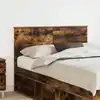 Image de Tête De Lit Chêne Fumé Bois D'ingénierie Vidaxl