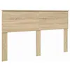 Image de Tête de lit moderne - vidaXL - Chêne Sonoma - 153x7x100 cm - Bois dingénierie - Facile à assembler - Facile à nettoyer