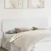 Image de Tête De Lit Blanc Brillant Bois D'ingénierie Vidaxl