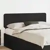 Image de Tête De Lit Chêne Noir Bois D'ingénierie Vidaxl