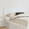 Image de Tête De Lit Blanc Brillant Bois D'ingénierie Vidaxl