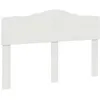 Image de Tête de lit moderne - vidaXL - Blanc - Bois dingénierie - 153x3x100 cm - Facile à nettoyer - Durable