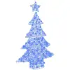 Image de Vidaxl sapin avec 100 led bleu 120 cm acrylique