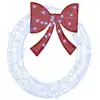 Image de Vidaxl couronne avec 60 led blanc froid 76 x 76 x 8,5 cm acrylique