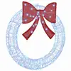 Image de Vidaxl couronne avec 60 led bleu 76 x 76 x 8,5 cm acrylique
