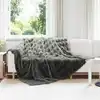 Image de Couverture Antidérapante En Fausse De Lapin Olite 4 Pc 20.3 Vidaxl