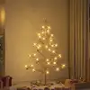 Image de Arbre De Noël En Bois Marron 150 Cm Bois De Pin Massif Vidaxl