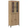 Image de Vidaxl haut armoire chêne artisanal 69,5 x 34 x 180 cm