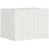 Image de Vidaxl meuble tv mural 39 x 31 x 29,5 cm blanc brillant