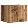 Image de Vidaxl meuble tv mural 39 x 31 x 29,5 cm bois ancien bois d'ingénierie