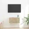Image de Meuble Tv Mural Sonoma 60 X 31 X 29,5 Cm Bois D'ingénierie Vidaxl