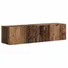 Image de Vidaxl meuble tv mural 2 pc bois ancien bois d'ingénierie