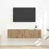 Image de Meuble Tv Mural 2 Pcs Chêne Artisan 60 X 31 X 29,5 Cm Vidaxl