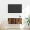 Image de Meuble Tv Mural Montage Mural Bois Ancien 78,5 X 31 X 29,5 Cm Vidaxl