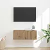 Image de Meuble Tv Mural Montage Mural Chêne Artisan 78,5 X 31 X 29,5 Cm Vidaxl