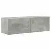 Image de Vidaxl meuble tv mural béton 98 x 31 x 29,5 cm bois d'ingénierie