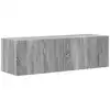 Image de Vidaxl meuble tv mural gris sonoma 98 x 31 x 29,5 cm bois d'ingénierie
