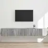 Image de Meuble Tv Mural 2 Pcs Gris Sonoma 98 X 31 X 29,5 Cm Vidaxl