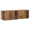 Image de Vidaxl meuble tv mural bois ancien 98 x 31 x 29,5 cm bois d'ingénierie