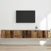 Image de Meuble Tv Mural 2 Pcs Bois Ancien 98 X 31 X 29,5 Cm Vidaxl