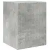 Image de Vidaxl meuble tv mural 30 x 31 x 40 cm béton bois d'ingénierie