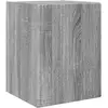 Image de Vidaxl meuble tv mural 30 x 31 x 40 cm gris sonoma bois d'ingénierie
