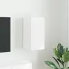 Image de Meuble Tv Mural Blanc 30 X 31 X 60 Cm Bois D'ingénierie Vidaxl