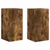 Image de Vidaxl meuble tv mural 2 pc chêne fumé bois d'ingénierie