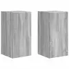 Image de Vidaxl meuble tv mural 2 pc gris sonoma bois d'ingénierie