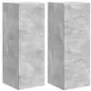 Image de Vidaxl meuble tv mural 2 pc gris béton bois d'ingénierie