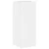 Image de Vidaxl meuble tv mural 30 x 31 x 80 cm blanc brillant