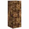 Image de Vidaxl meuble tv mural 30 x 31 x 80 cm chêne fumé bois d'ingénierie