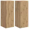 Image de Vidaxl meuble tv mural 2 pc chêne artisan bois d'ingénierie