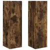 Image de Vidaxl meuble tv mural 2 pc chêne fumé bois d'ingénierie