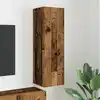 Image de Meuble Tv Mural Bois Ancien 30 X 31 X 100 Cm Bois D'ingénierie Vidaxl